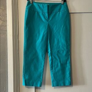 Halogen Teal Cropped Pants